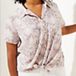 Loft plus blouse.